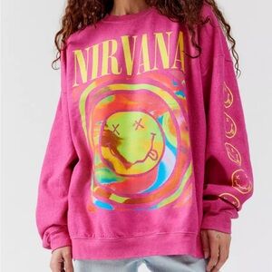 Nirvana pink sweatshirt unused
